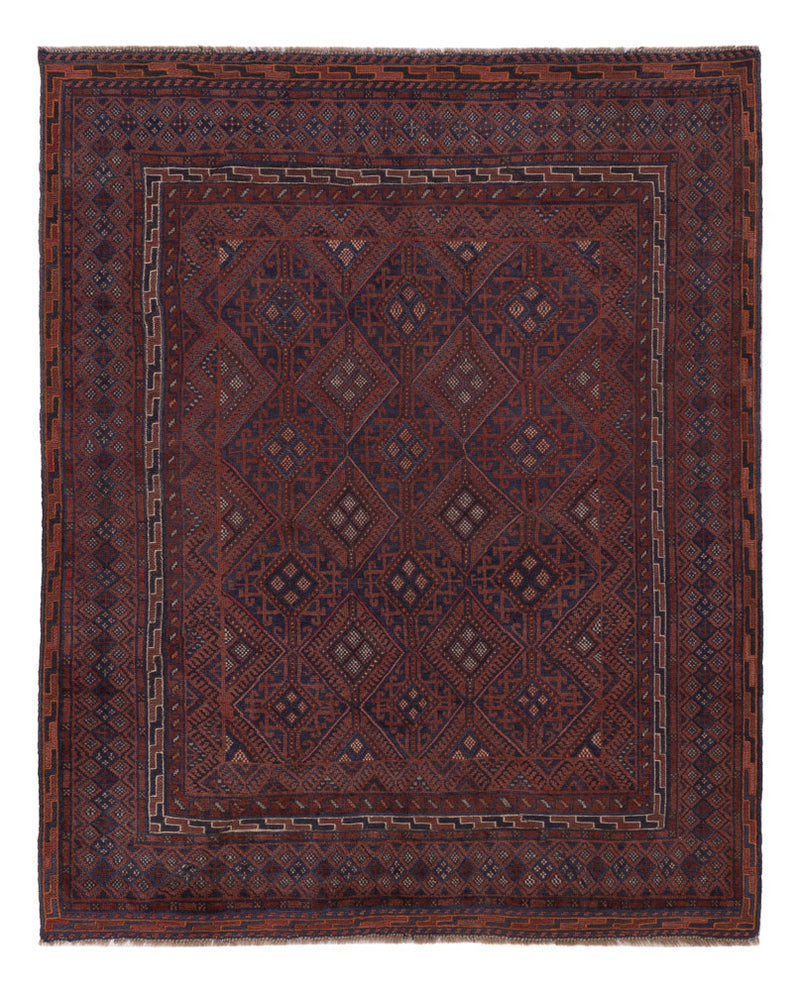 Kelim Teppich - Oriental - 194 x 158 cm - dunkelbeige