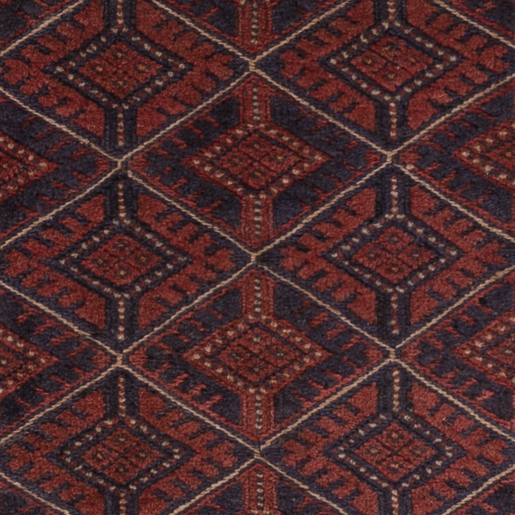 Kelim Teppich - Oriental - 175 x 134 cm - dunkelrot