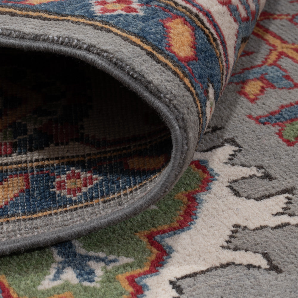 Ziegler Teppich - Kazak - 231 x 169 cm - grau