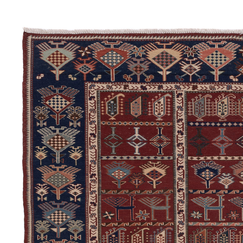Kelim Carpet - orientalisk matta - Soumak - 236 x 178 cm - rost