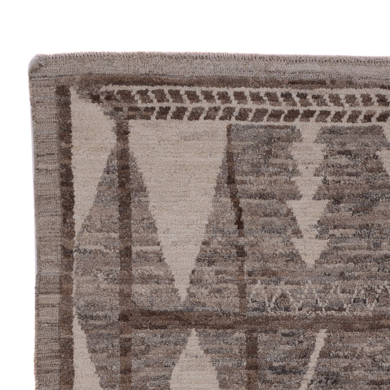 Berber Teppich - 190 x 144 cm - dunkelbraun