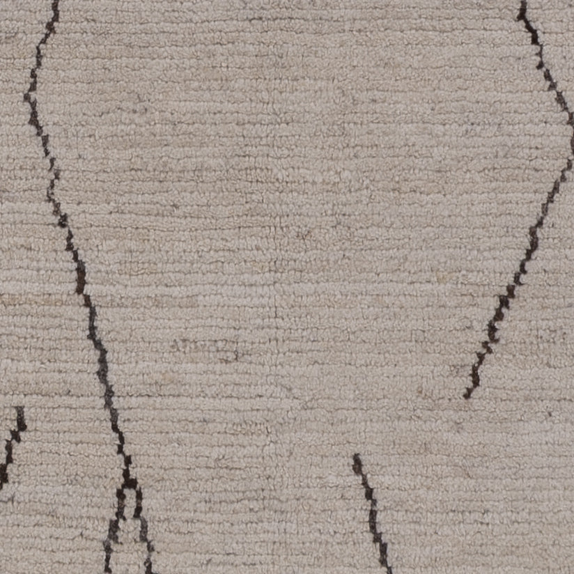 Berber Teppich - 200 x 161 cm - grau