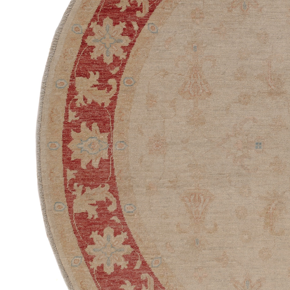 Ziegler Carpet runt  - 206 x 199 cm - ljusbeige