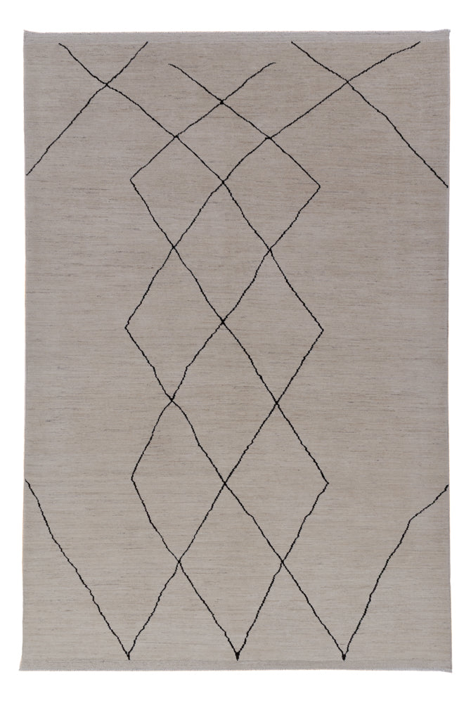 Berber Teppich - 297 x 205 cm - hellgrau