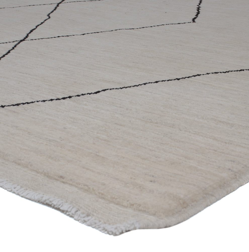 Berber Teppich - 297 x 205 cm - hellgrau