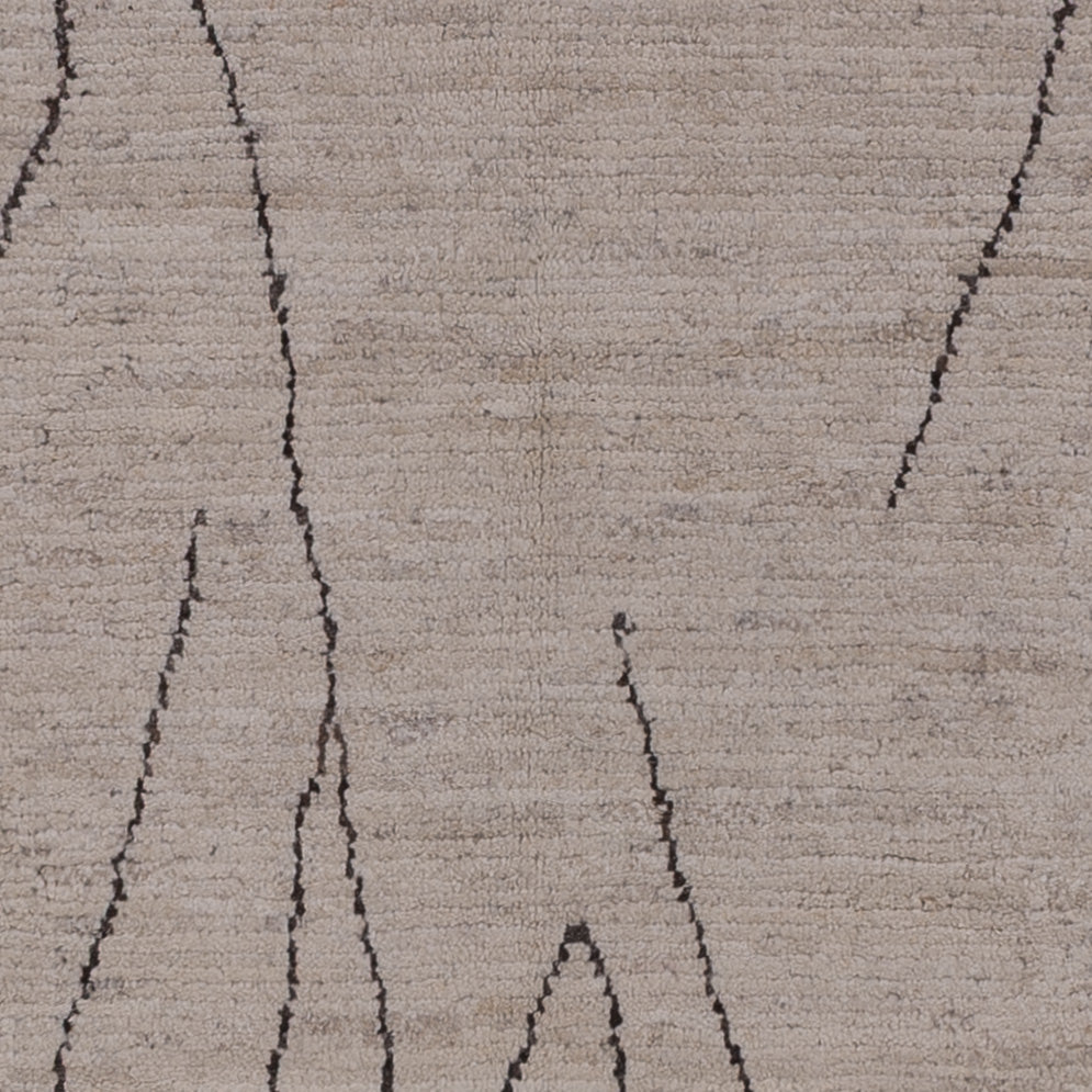 Berber Teppich - 293 x 202 cm - hellgrau