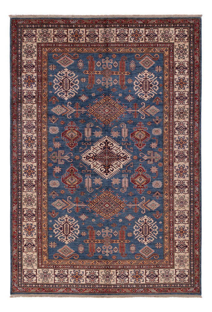 Ziegler Teppich - Kazak - 295 x 202 cm - blau