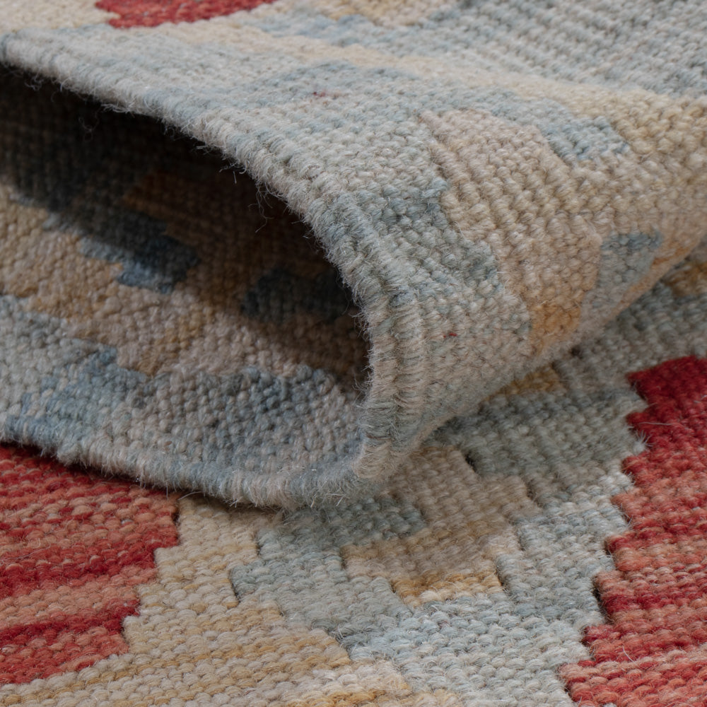 Läufer Kelim - Splash - 313 x 80 cm - mehrfarbig