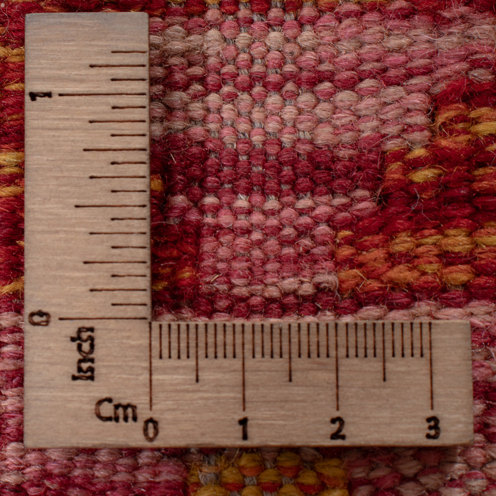 Läufer Kelim - Splash - 292 x 82 cm - mehrfarbig