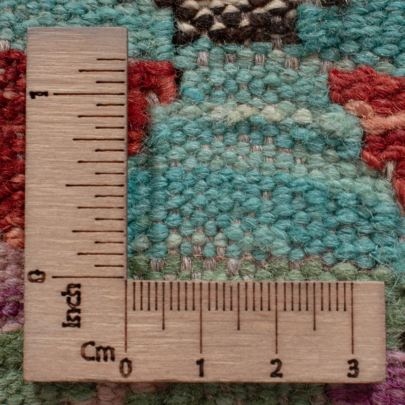 Läufer Kelim - Splash - 305 x 88 cm - mehrfarbig