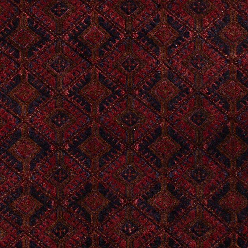 Kelim Teppich - Oriental - 194 x 152 cm - dunkelrot