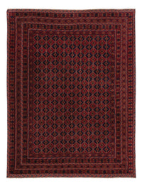 Kelim Carpet - orientalisk matta - 190 x 148 cm - mörkröd