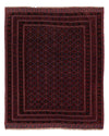 Afghansk kilim Mattan 147x186cm - Rektangulär / Mörkröd / 147 x 186 cm Rektangulär