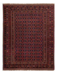 Kelim Teppich - Oriental - 193 x 152 cm - dunkelrot