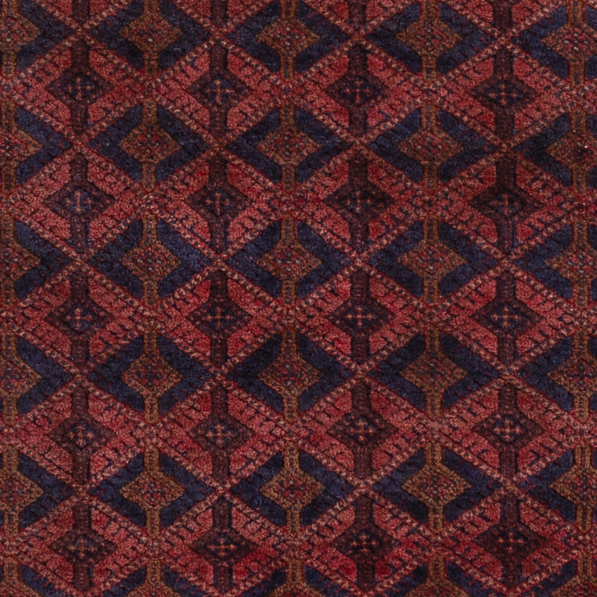 Kelim Teppich - Oriental - 205 x 155 cm - dunkelrot