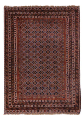 Kelim Teppich - Oriental - 207 x 156 cm - dunkelrot