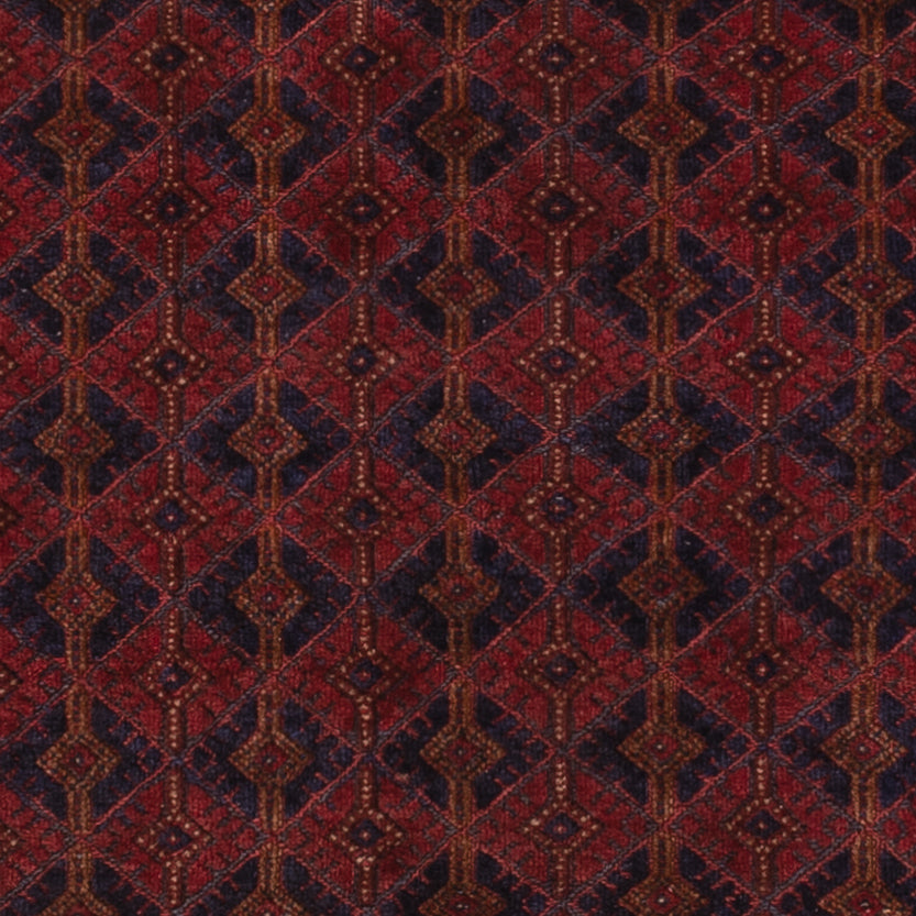 Kelim Teppich - Oriental - 190 x 155 cm - dunkelrot