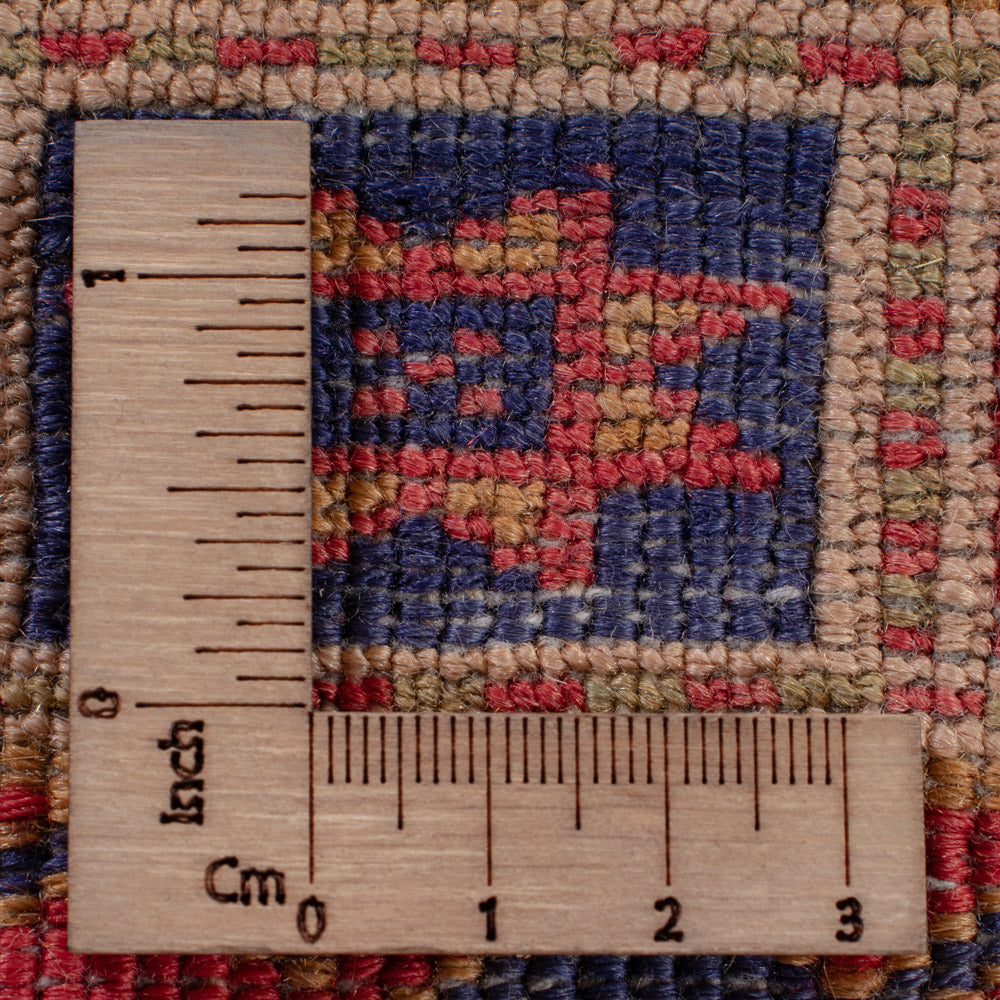 Kelim Teppich - Oriental quadratisch  - 183 x 157 cm - dunkelrot