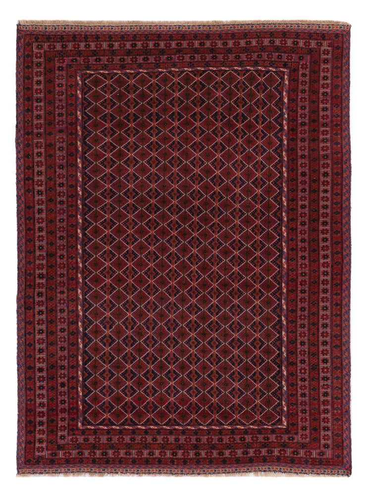 Kelim Teppich - Oriental - 181 x 141 cm - dunkelrot