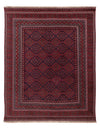 Afghansk kilim Mattan 148x192cm - Rektangulär / Mörkröd / 148 x 192 cm Rektangulär