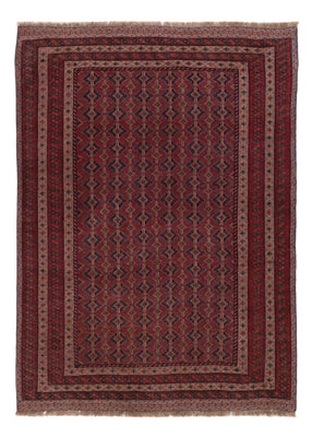 Kelim Teppich - Oriental - 205 x 145 cm - dunkelrot