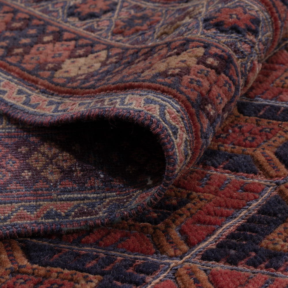 Kelim Teppich - Oriental - 200 x 144 cm - dunkelrot