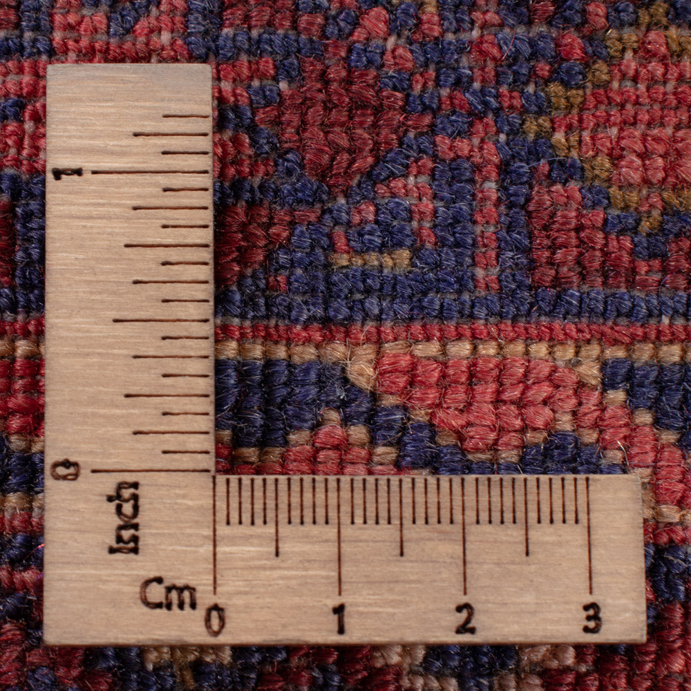 Kelim Teppich - Oriental quadratisch  - 183 x 158 cm - dunkelrot