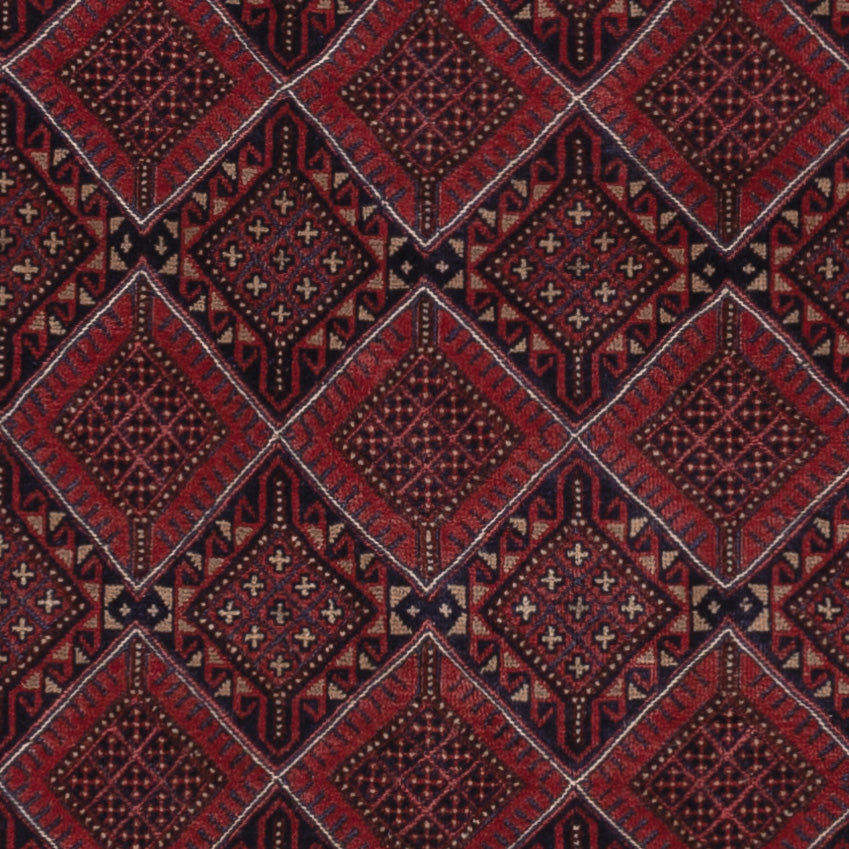 Kelim Teppich - Oriental - 195 x 145 cm - dunkelrot