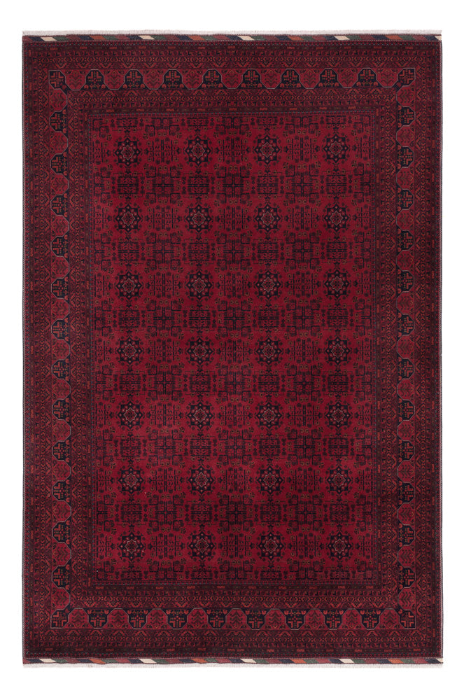 Afghan Teppich - Royal - 305 x 206 cm - dunkelrot