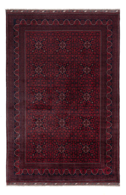 Afghan Teppich - Kunduz - 298 x 201 cm - dunkelrot