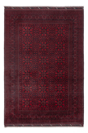 Afghan Teppich - Kunduz - 288 x 198 cm - dunkelrot