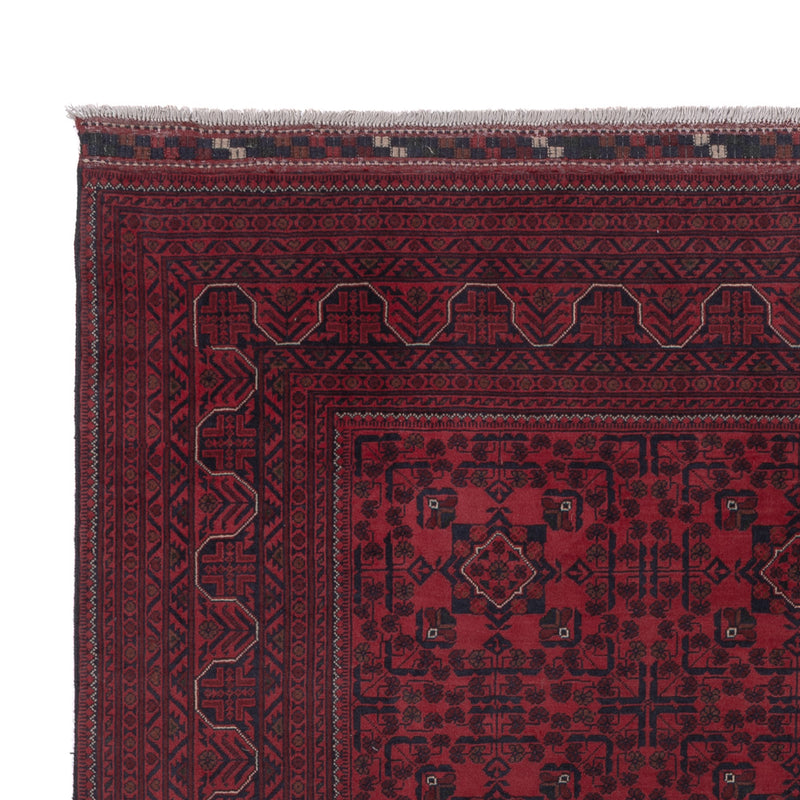 Afghan Teppich - Kunduz - 288 x 198 cm - dunkelrot