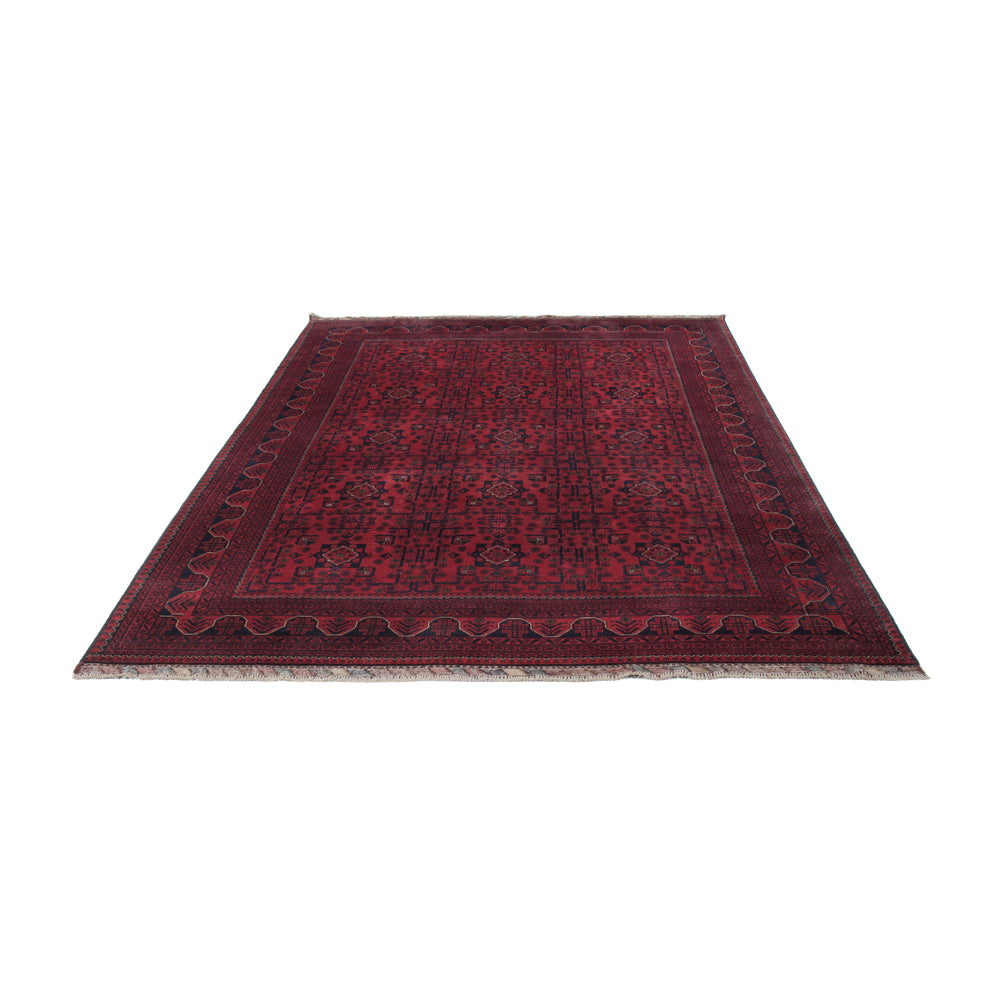 Afghan Teppich - Kunduz - 295 x 200 cm - dunkelrot
