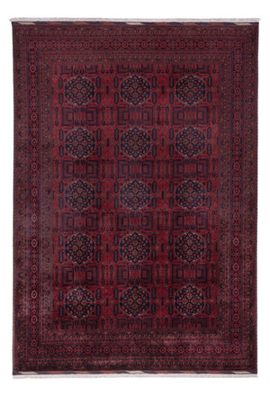 Afghan Teppich - Royal - 296 x 200 cm - dunkelrot