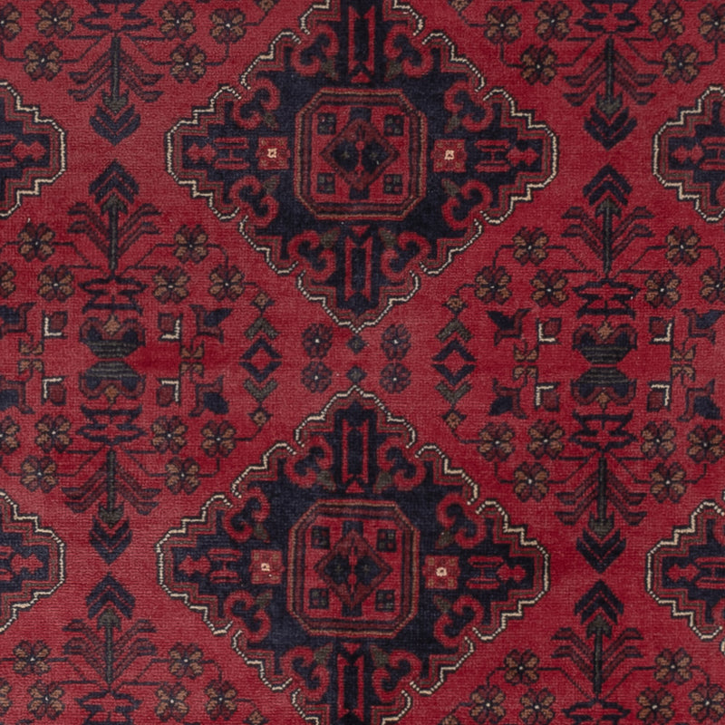 Afghan Teppich - Kunduz - 298 x 200 cm - dunkelrot