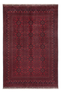Afghan Teppich - Kunduz - 295 x 198 cm - dunkelrot