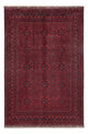Afghansk matta - Kunduz - 295 x 198 cm - mörkröd