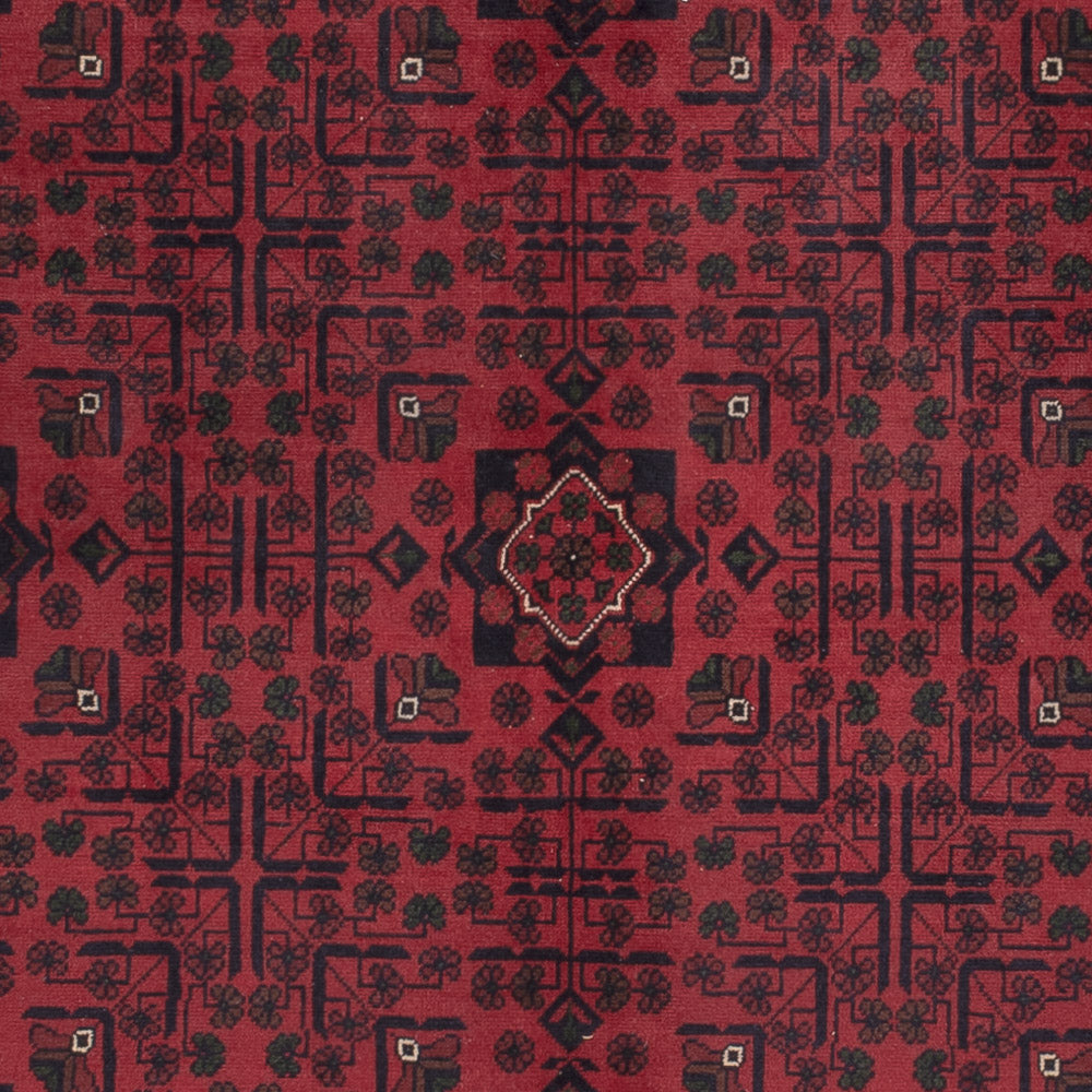 Afghan Teppich - Kunduz - 295 x 198 cm - dunkelrot