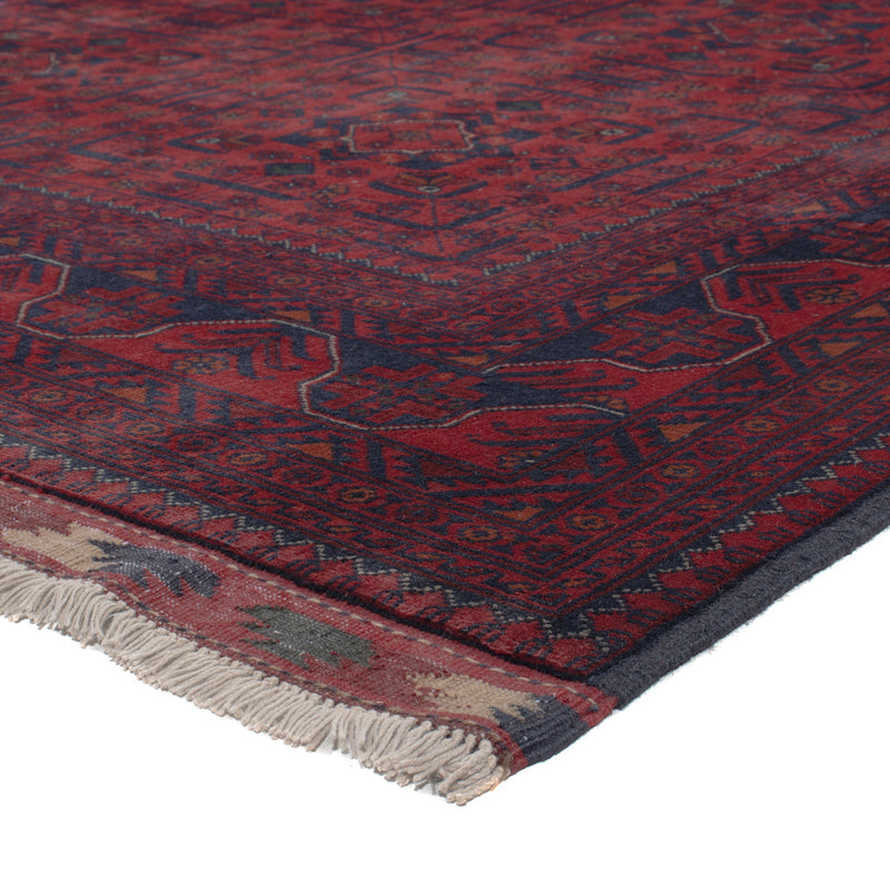 Afghan Teppich - Kunduz - 288 x 198 cm - dunkelrot