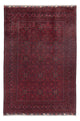 Afghansk matta - Kunduz - 290 x 199 cm - mörkröd