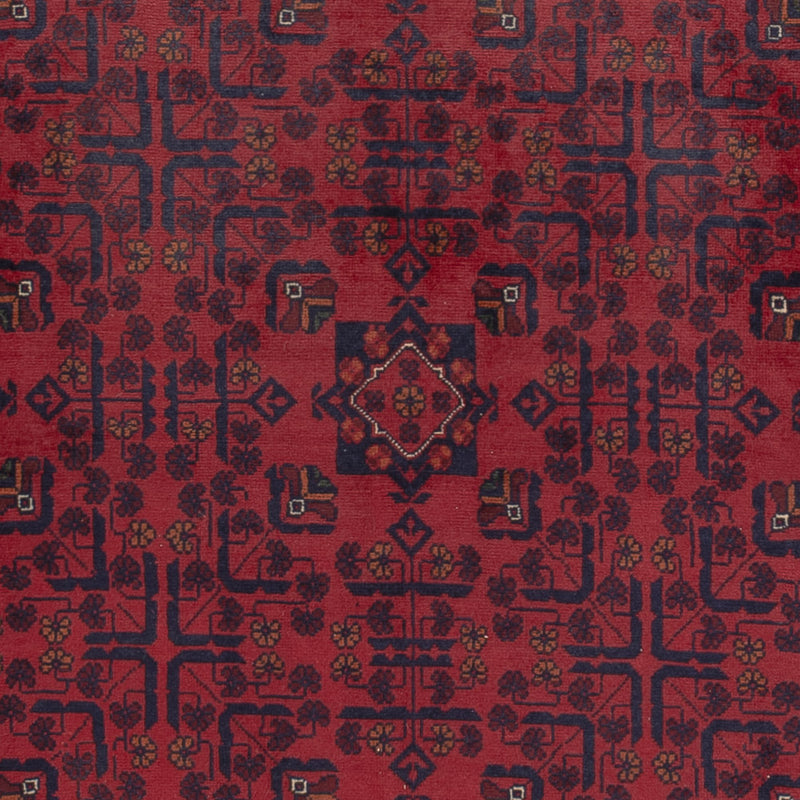 Afghan Teppich - Kunduz - 289 x 199 cm - dunkelrot