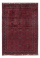 Afghansk matta - Kunduz - 285 x 197 cm - mörkröd