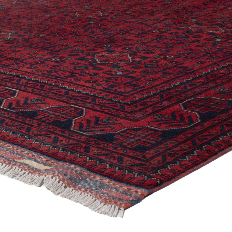 Afghan Teppich - Kunduz - 287 x 195 cm - dunkelrot