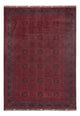 Afghansk matta - Kunduz - 287 x 200 cm - mörkröd