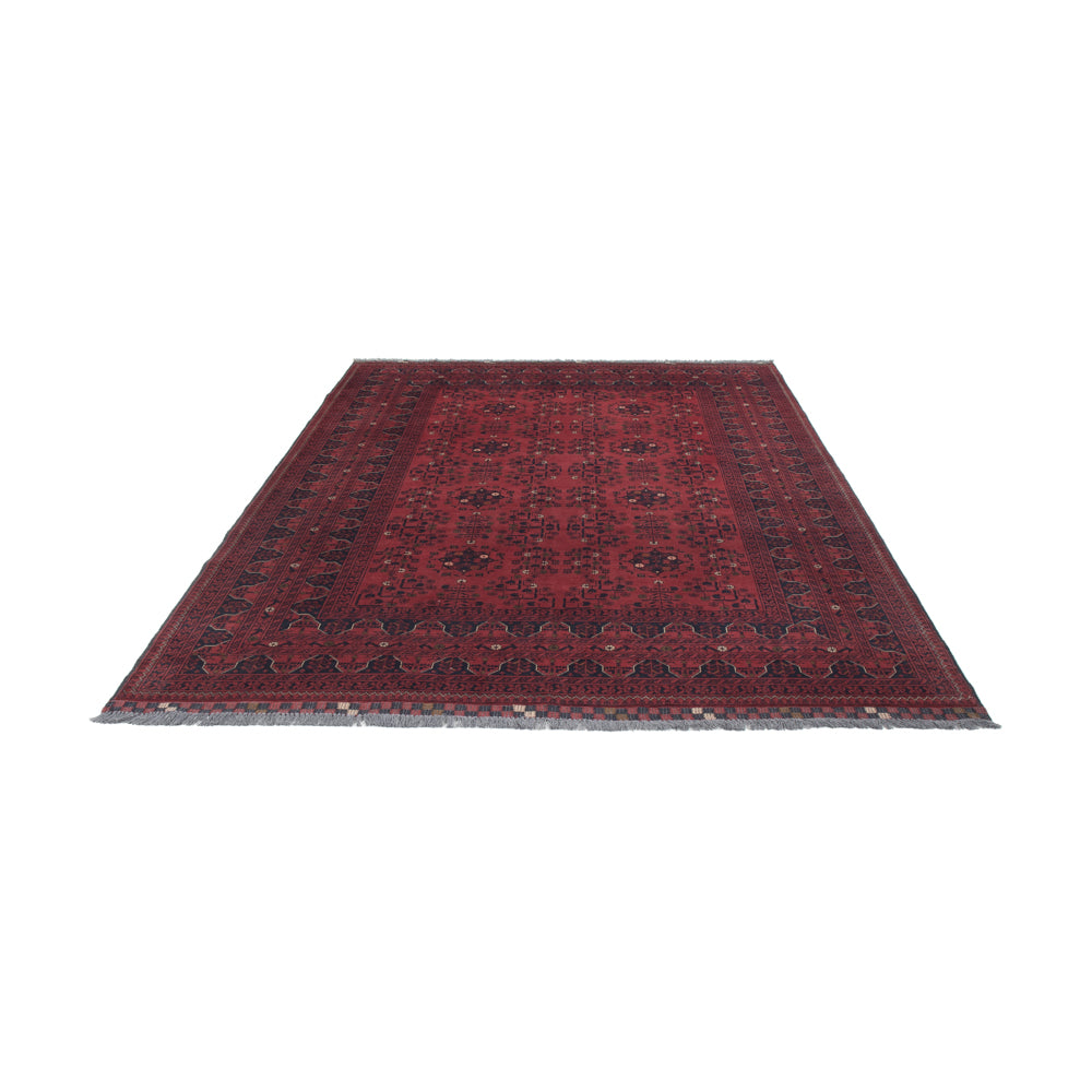Afghan Teppich - Kunduz - 300 x 204 cm - dunkelrot
