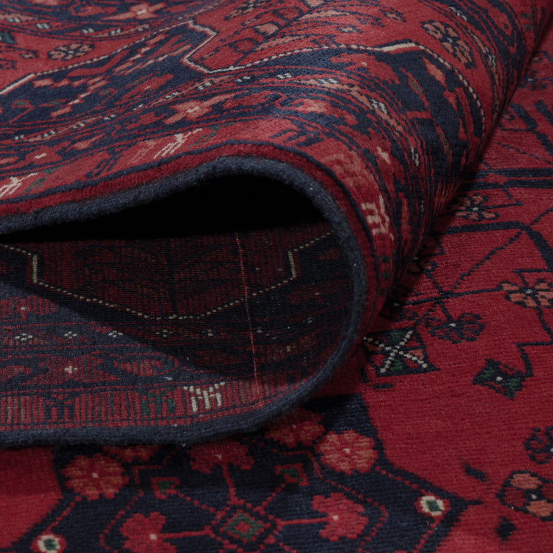 Afghan Teppich - Royal - 302 x 193 cm - dunkelrot