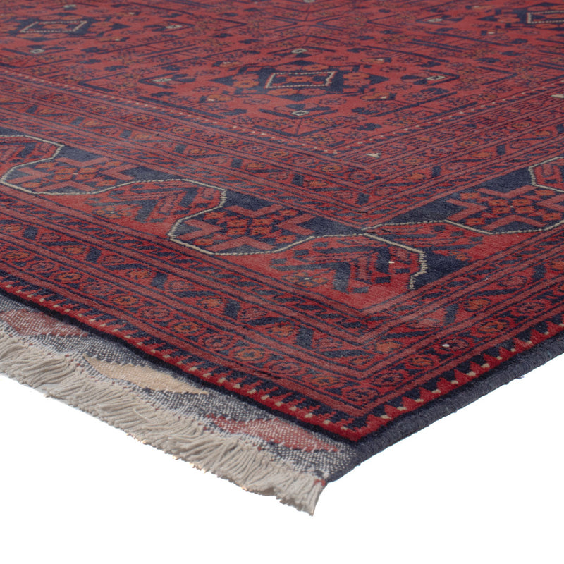 Afghan Teppich - Kunduz - 289 x 195 cm - dunkelrot