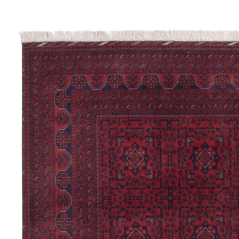 Afghan Teppich - Royal - 286 x 202 cm - dunkelrot
