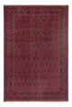 Afghansk matta - Kunduz - 290 x 196 cm - mörkröd