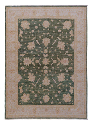 Ziegler Teppich - 232 x 169 cm - grün